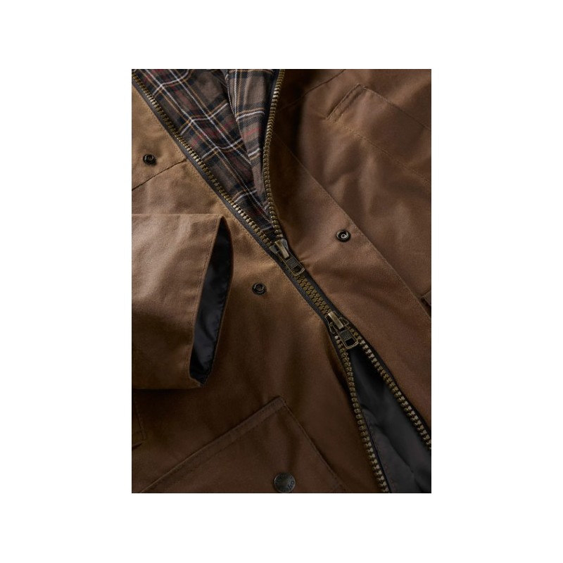 Jaqueta Oxford Countryman Sandstone Waxed Azul