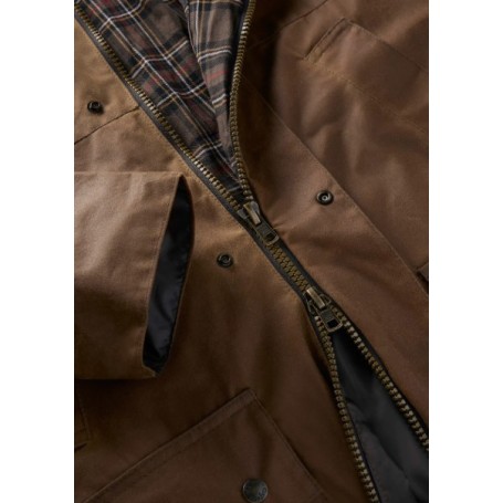 Jaqueta Oxford Countryman Sandstone Waxed Azul