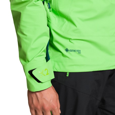 Trangoworld CHAQUETA TRX2 SHELL LT EVO VERDE/VERDE OSCURO