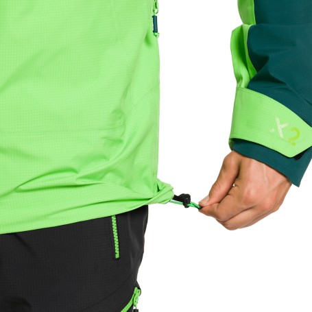 Trangoworld CHAQUETA TRX2 SHELL LT EVO VERDE/VERDE OSCURO