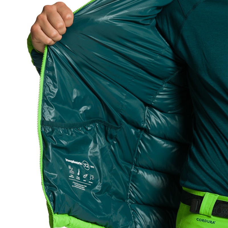 Trangoworld CHAQUETA TRX2 900 EVO VERDE/VERDE OSCURO