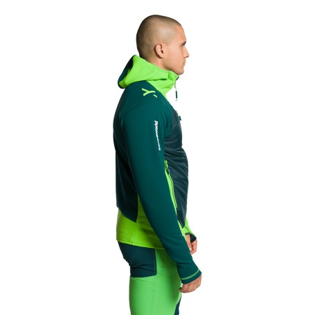 Trangoworld CHAQUETA TRX2 HYBRID LT EVO VERDE OSCURO/VERDE