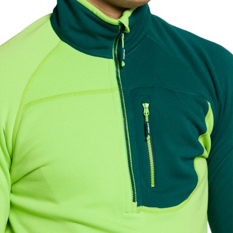 Trangoworld PULLOVER TRX2 STRETCH EVO VERDE/VERDE OSCURO