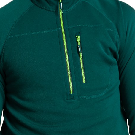 Trangoworld PULLOVER TRX2 STRETCH EVO VERDE ESCURO