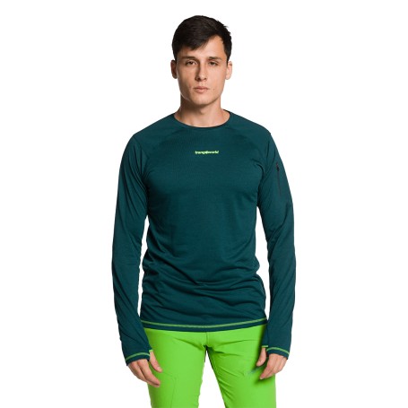 Trangoworld CAMISETA TRX2 EVO LONG VERDE OSCURO