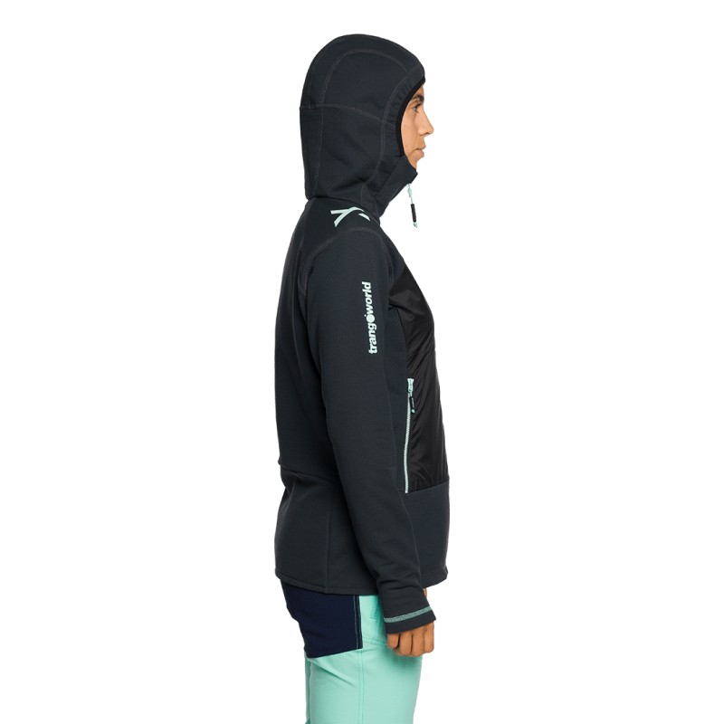 Trangoworld CHAQUETA TRX2 HYBRID LT WM EVO NEGRO