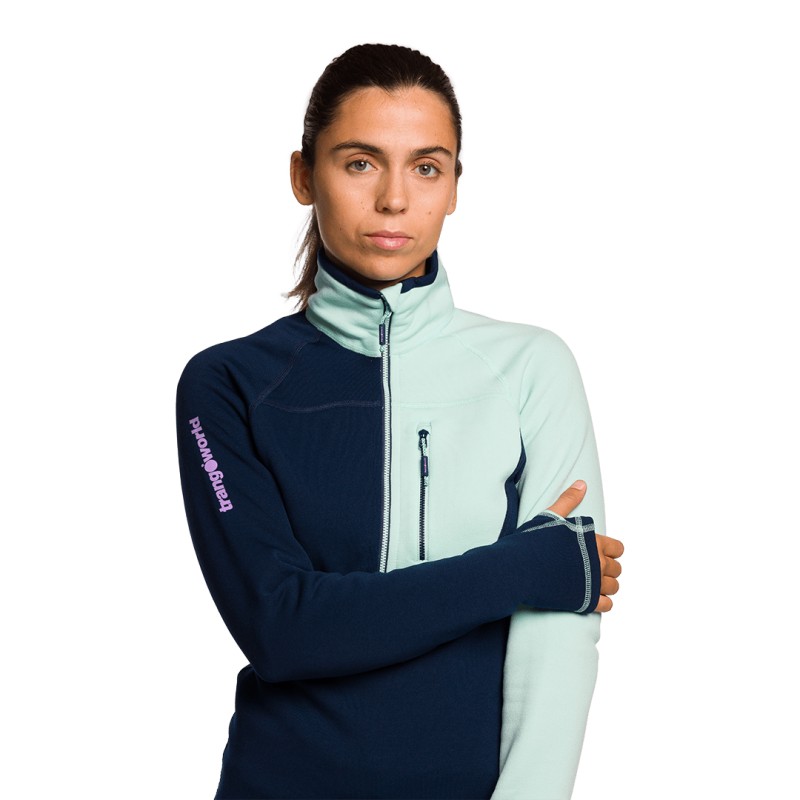 Trangoworld PULLOVER TRX2 STRETCH WM EVO MARINO/AZUL