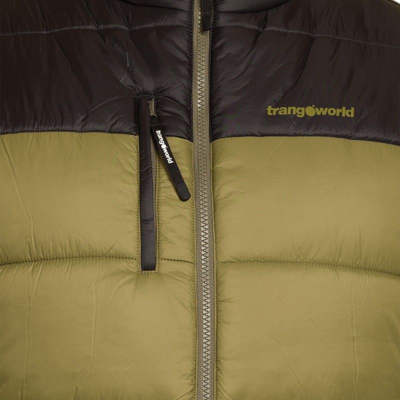 Trangoworld CHALECO WARREN VERDE/NEGRO