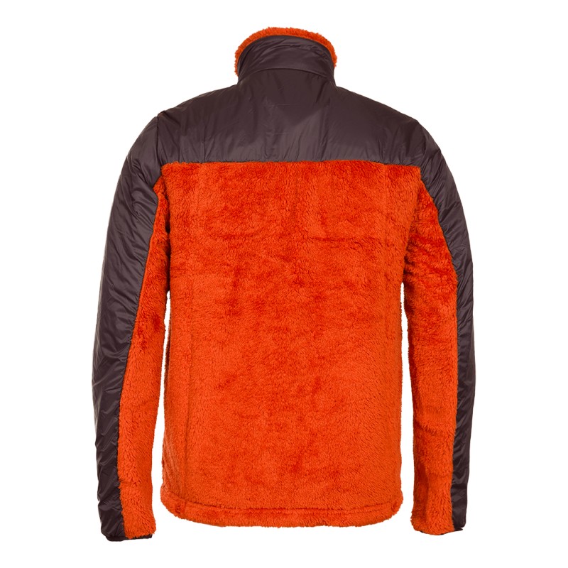 Trangoworld CHAQUETA BALZAR NARANJA/MARRON OSCURO