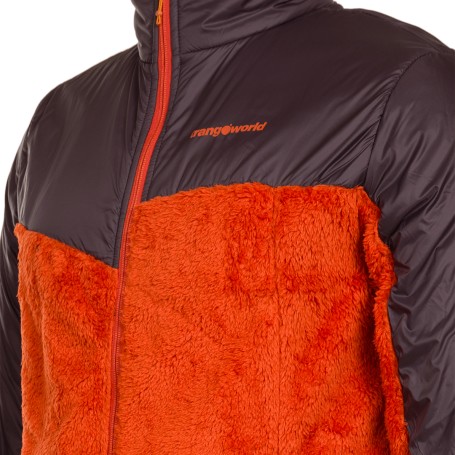 Trangoworld CHAQUETA BALZAR NARANJA/MARRON OSCURO