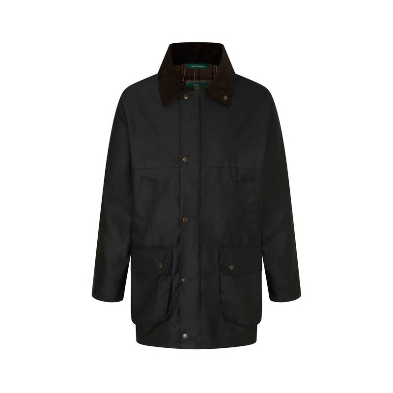 Chaqueta encerada Oxford Blue Countryman Wax Black Chaqueta encerada Oxford Blue Countryman Wax Black