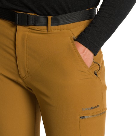 Trangoworld PANT. LARGO SAVU MARRON