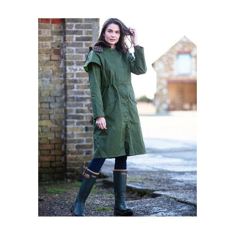 Capa Encerada Oxford Blue Deluxe Long Emerald Green