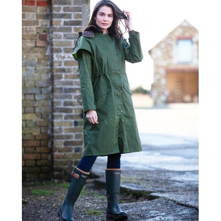 Capa Encerada Oxford Blue Deluxe Long Emerald Green