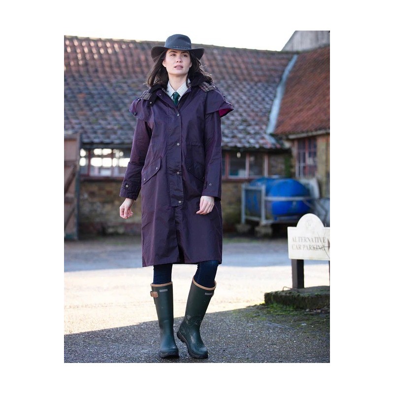 Capa Encerada Oxford Blue Deluxe Long Plum