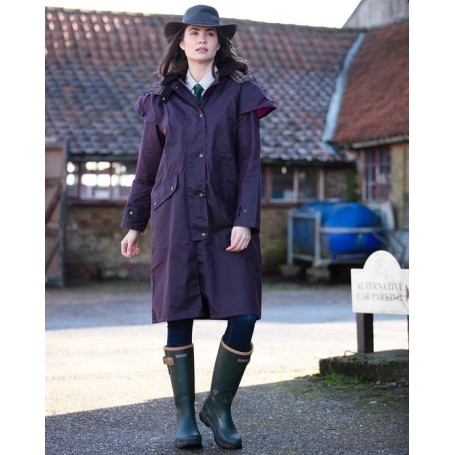 Capa Encerada Oxford Blue Deluxe Long Plum