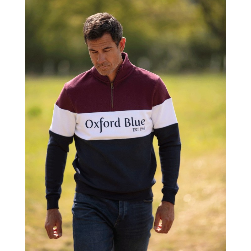 Sudadera Oxford Blue Men Girvan - Plum