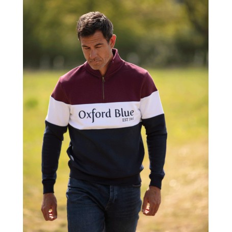 Sudadera Oxford Blue Men Girvan - Plum