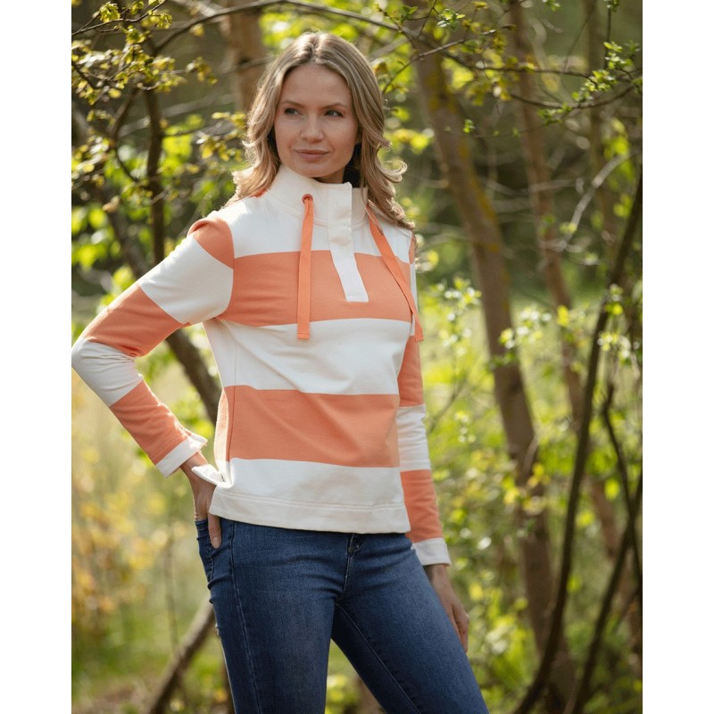 Sudadera Oxford Blue Ladies Cadiz - Peach