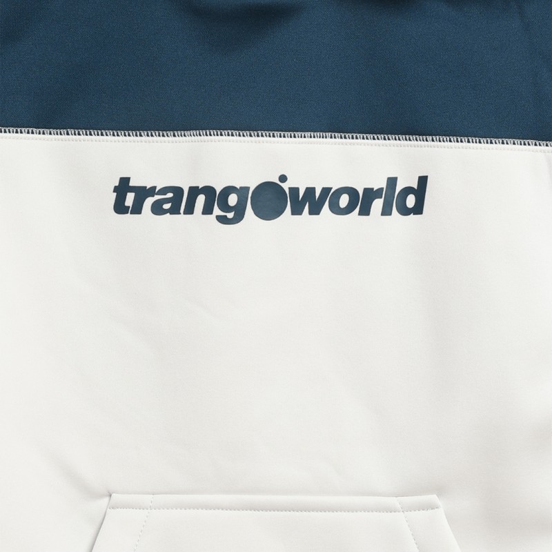 Trangoworld SUDADERA KURA V02 BLANCO/AZUL
