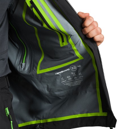 Trangoworld CHAQUETA TRX2 SHELL LT EVO NEGRO