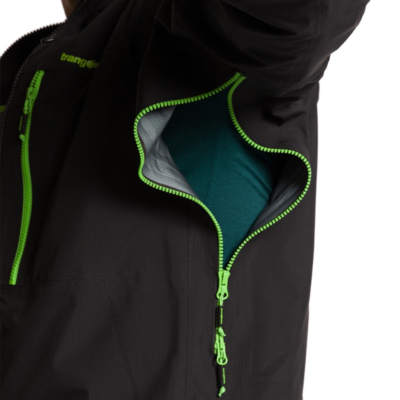 Trangoworld CHAQUETA TRX2 SHELL LT EVO NEGRO