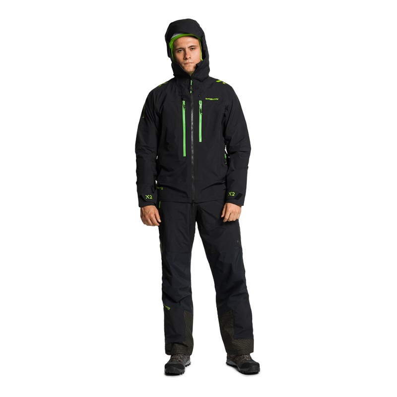 Trangoworld CHAQUETA TRX2 SHELL LT EVO NEGRO