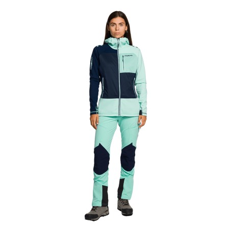 Trangoworld CHAQUETA TRX2 HYBRID LT WM EVO MARINO/AZUL CLARO