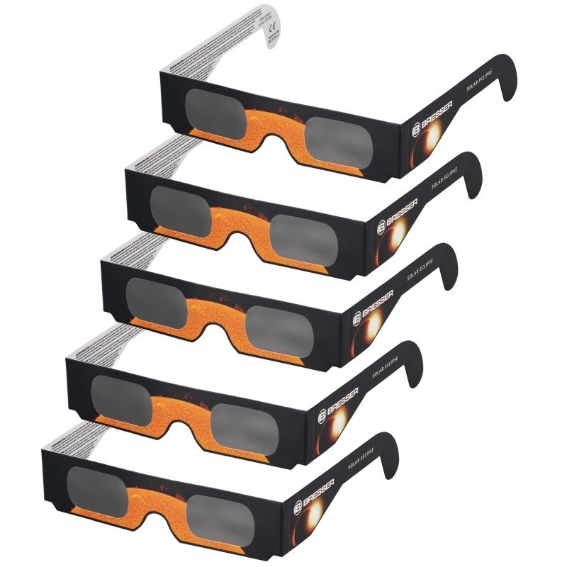 Gafas de Eclipse Solar BRESSER - Pack 5 unidades