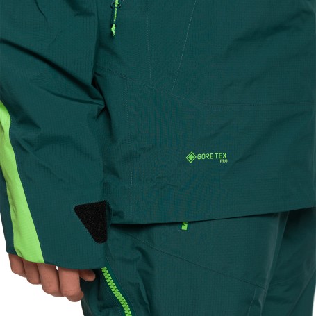 Trangoworld CHAQUETA TRX2 SHELL LT EVO VERDE OSCURO/VERDE