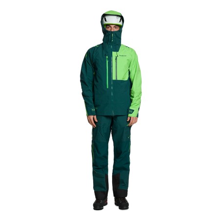 Trangoworld CHAQUETA TRX2 SHELL LT EVO VERDE OSCURO/VERDE