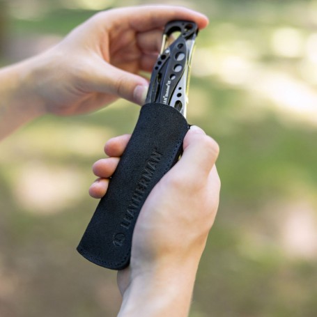 Leatherman SLEEVE/LEATHER-BLACK/L/PKG Black