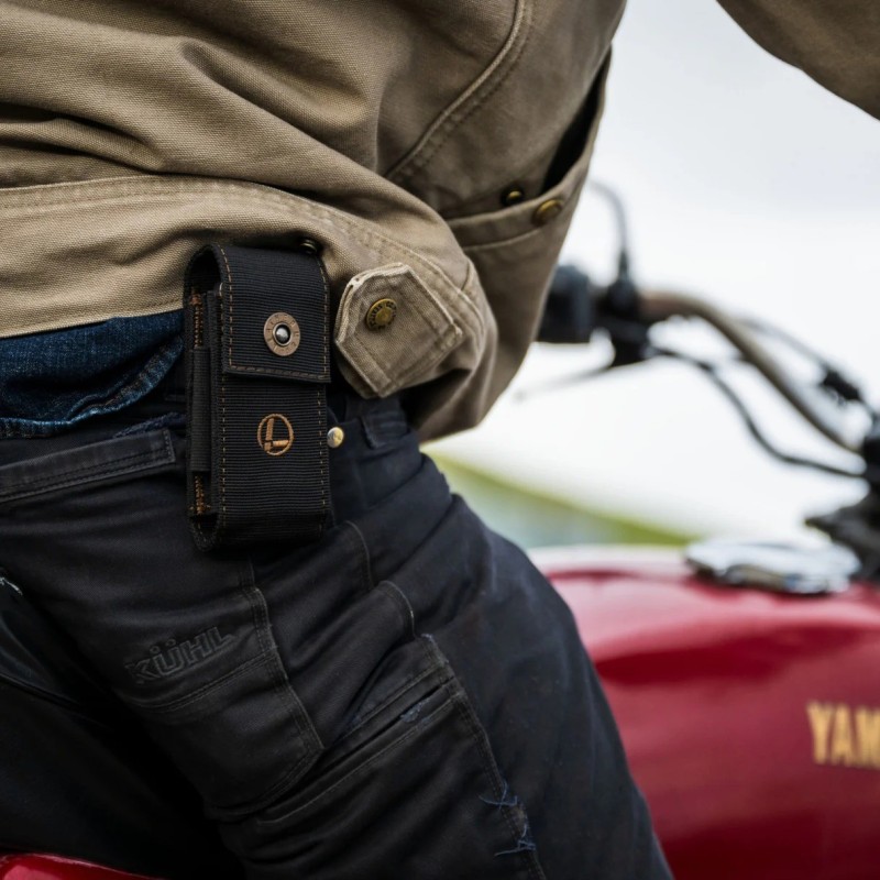 Leatherman SHEATH/NYLON-BLACK-BRONZE STITCHING/L/PKG Bronze Stitching, funda Nylon