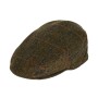 Barbour Wool Crieff Flat Cap Brown