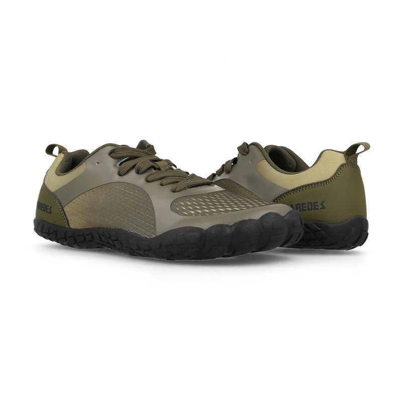 Paredes Zapatillas barefoot Hombre  Baldomar kaki