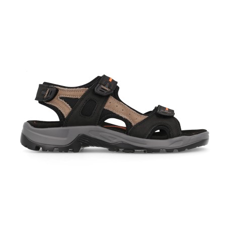Paredes Sandalias outdoor hombre Aral negro marrón Camel