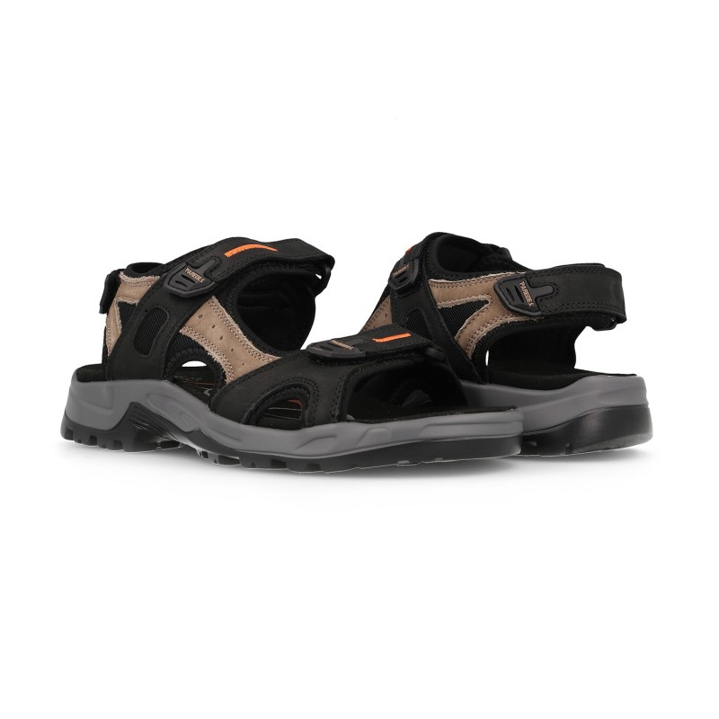 Paredes Sandalias outdoor hombre Aral negro marrón