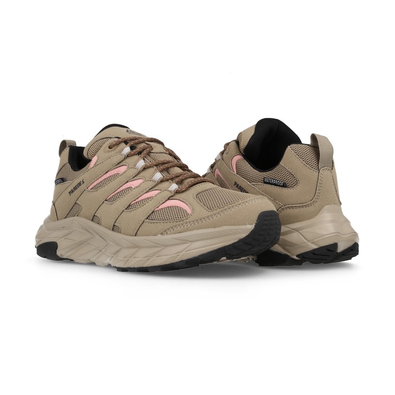 Paredes Zapatillas trekking Mujer  Ribadavia marrón + Zapatillero de Regalo