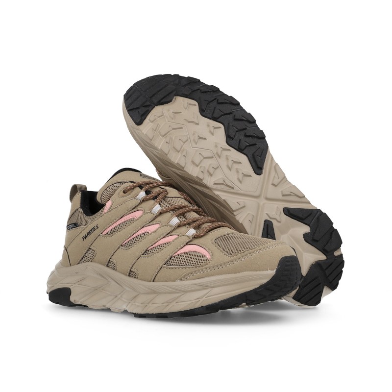 Paredes Zapatillas trekking Mujer  Ribadavia marrón + Zapatillero de Regalo