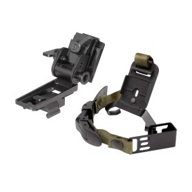 AGM Soporte de casco Dovetail para cascos MICH y PASGT (compatible with PVS-14 NVG 40/50, UNVG)