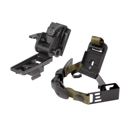 AGM Soporte de casco Dovetail para cascos MICH y PASGT (compatible with PVS-14 NVG 40/50, UNVG)