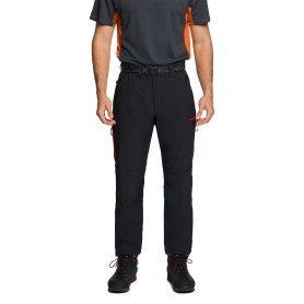 PANT. LARGO LIMOUX NEGRO/ROJO