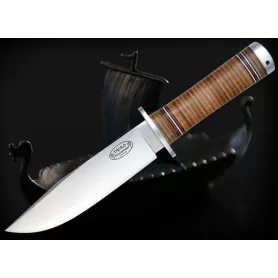 NL3L VG10Lam NJORD - Bainha de couro - Bainha de couro preta - NL3L - Fallkniven - Facas Fallkniven