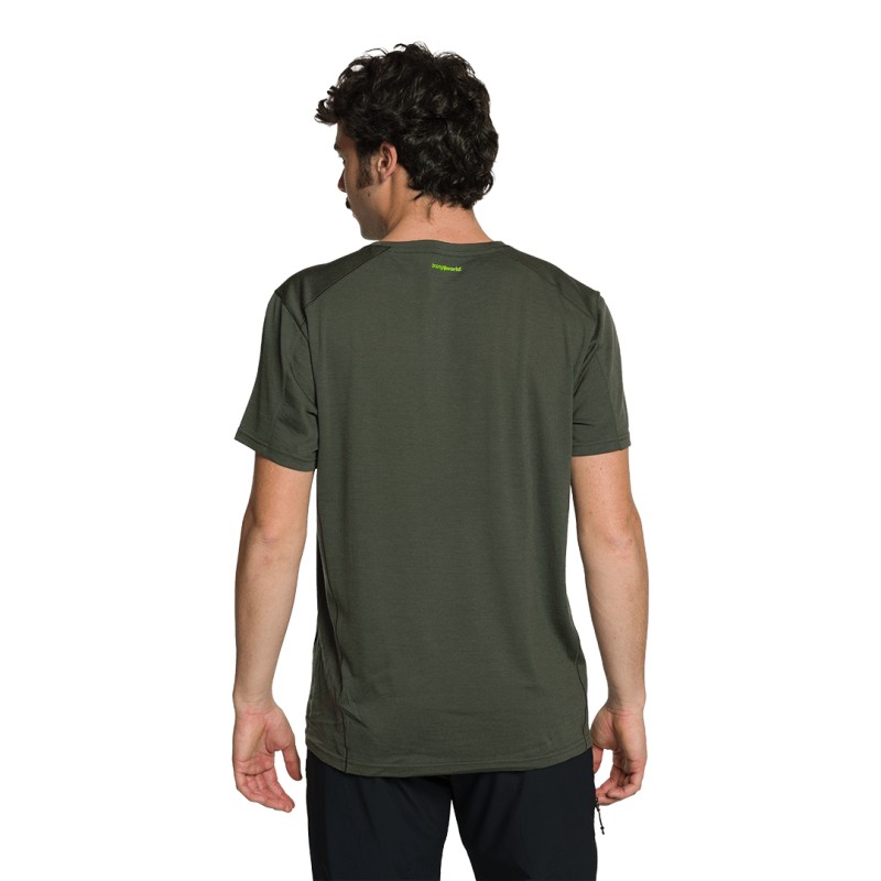 Trangoworld CAMISETA ARVIEUX VERDE OSCURO