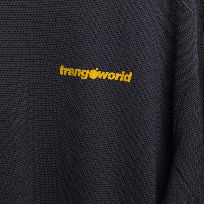 Trangoworld CAMISETA RITSEM ANTRACITA/MOSTAZA