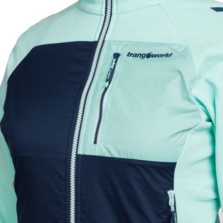 Trangoworld CHAQUETA TRX2 HYBRID LT WM EVO AZUL CLARO/MARINO
