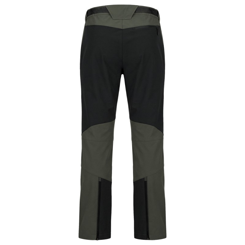 Trangoworld PANT. LARGO GRISONS VERDE OSCURO/NEGRO
