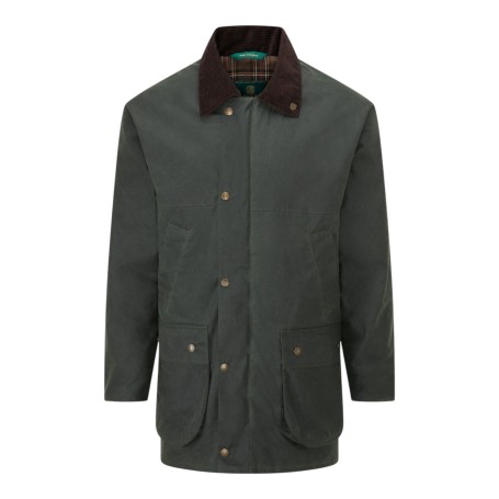 Chaqueta encerada Oxford Blue Countryman Green