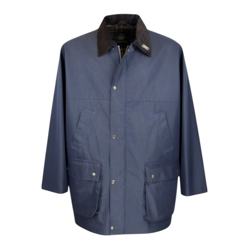 Chaqueta encerada Oxford Blue Countryman Navy