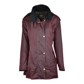 Chaqueta encerada Oxford Blue Olivia Plum